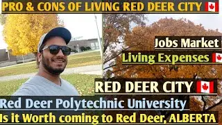 RED DEER CITY, ALBERTA🇨🇦PRO & CONS OF LIVING IN RED DEER CITY🇨🇦INTERNATIONAL STUDENTS MUST WATCH