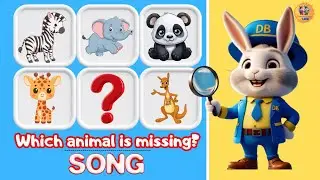 Detective Bunny - Where is the Missing Wolf? | Fun Animal Song for Kids