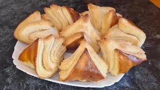 🥠 #Из слоёного теста гата#From puff pastry dough#շերտավոր գաթա🥠