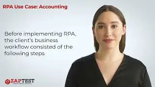 RPA Use Case:  Accounting