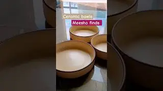Ceramic bowls | meesho finds | online shopping #meesho #meeshofinds #ceramic #shorts