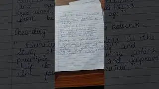 paper -1 educational psychology notes#bed#kolhanuniversity #pyq #notes