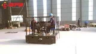 Human Powered Rail Transfer Cart, Manual Transfer Trolley For Amusement Park Equipment Maintenance