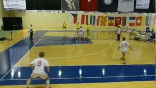 Russia - Ukraine (triples). 10th European Footballtennis Championship (seniors). 2009-11-15