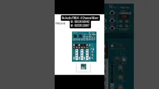 #reels Nx Audio FMU4 - 4 Channel Mixer M - 98105 66442 M - 92205 12667
