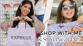 EXPRESS HAUL | Shop With Me Vlog + Styling Haul | AFFORDABLE JEWELRY FAVORITES!