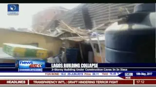 Three-Storey Building Collapses In Lagos