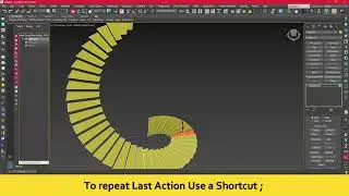 Modelling a Spiral Staircase in 3dsmax.