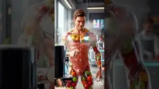 Flavorful Fruit Smoothie Robot #futuristic #robot #technology #AI #smoothie #fruit #healthy