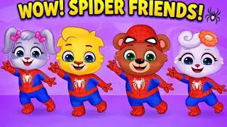 WOW! Spider Friends Dance 🕷️🎶 | Fun Kids Superhero Song