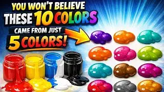 You won't Believe These 10 colors came from Just 5 🎨😱@PSRATHOUR 