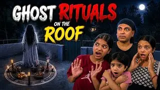 Ghost rituals on the roof ☠️ | Laksha Joshi