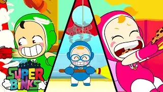 ANGRY Superhero Characters! ⚡Super Binks compilation 11 💥 Cartoons for Kids