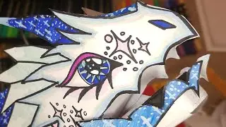  Paper dragon base making and dragon designing Includes a free design #leafstorm