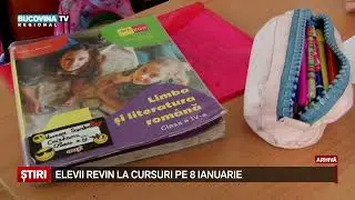 Elevii revin la cursuri pe 08 Ianuarie