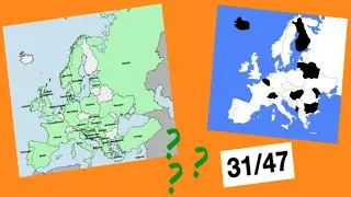 Can I Name all 47 Countries in Europe?