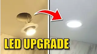 How to convert CAN  LIGHTS to flush mount LED light