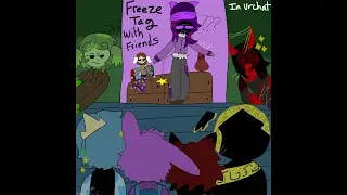 Playing Freeze Tag with a group of Friends. Vrchat Collab with Lunar