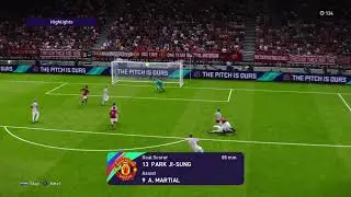 Park Ji Sung iconic goal eFootball PES 2021 SEASON UPDATE replay
