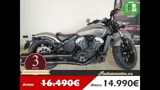 INDIAN MOTORCYCLE SCOUT BOBBER 2023 Silver Quartz Smoke