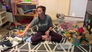Sanitize toys with disinfecting spray
