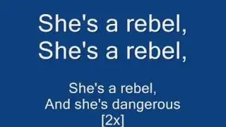 Green Day - She's A Rebel (Lyrics on Screen)