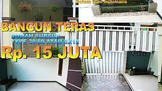 REVIEW BIAYA PEMBUATAN TERAS RUMAH SUBSIDI TYPE 30/60