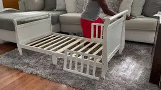 Delta children wood sleigh toddler bed