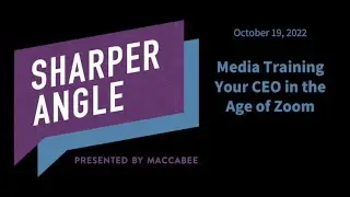 Maccabee's Sharper Angle October 19, 2022