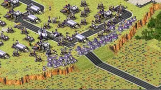Red Alert 2 | Yuri's Revenge | 7 vs 1- Extreme beta AI- France