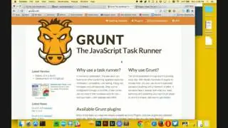 Setting up a Grunt Workflow Demo
