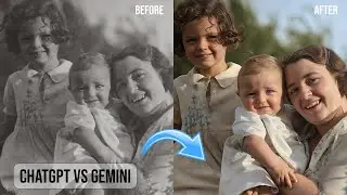 How to Colorize Old Black and White Photos Using ChatGPT & Gemini AI
