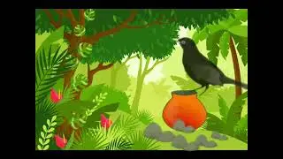 प्यासा कौआ l पंचतंत्र की कहानी l Thirsty Crow l Panchtan Story | Hindi Moral Story for Kids