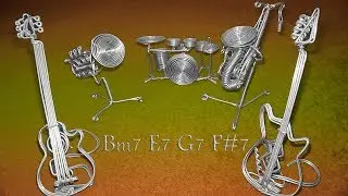 Latin Fusion Funky Reggae Backing Track Jam B Minor