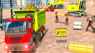 City Road Construction Truck Game Simulator 3D-Best  Road Construction Game Simulator 3D-Smart Game