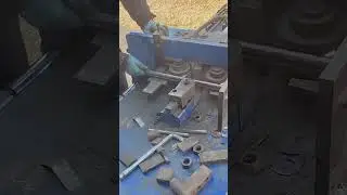 The production process of U-shaped steel bar