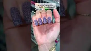 😱Fancy Gloss Courage - Thermal nail polish💅🏻#nailpolish #indienailpolish #naturalnails #shorts