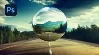 Glass Ball Effect | Lens effect | Adobe Photoshop Tutorial | Action Studios Edu
