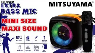 SPEAKER MINI, BASS MAKNYUSS! 🎶 | MS-4020BT EXTRABASS MIC