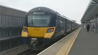 Southeastern City Beam Class 707 Departs Abbey Wood