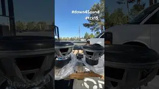 ⁠@Down4SoundShop I was so excited to test out the #down4sound  #tcx15 I installed in parking lot