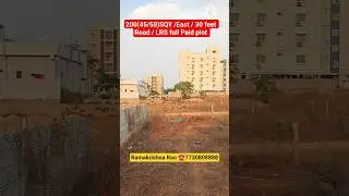 Highway to 200 feet Only 290 sq East plot for sale #laxmareddypalem#Hayathnagar#Hyderabad#plots#yt