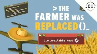 Programe um drone para automatizar uma fazenda 🌱 The Farmer Was Replaced GAMEPLAY PC PT BR