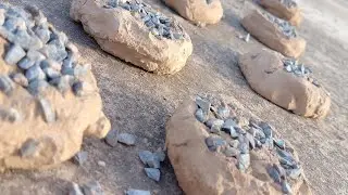 ASMR: Mud cookie's shape 🍪dry crumbling 🤤❣️