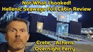 Booked Blue Star Got THIS Instead! Hellenic Seaways Ferry Cabin Review #ferrytravel #greece