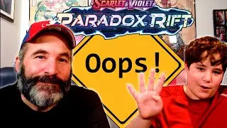 Pokemon Card Appreciation, Paradox Rift, Error or Damaged Cofagrigus?
