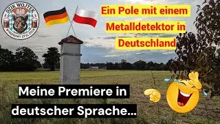 Sondeln in Bayern, Folge.46. Ein Pole mit einem Metalldetektor in Deutschland.