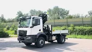 MAN TGM 18.320 4x4 BB HD Truck Solutions Pritschen Aufbau Kran Hiab 228-4