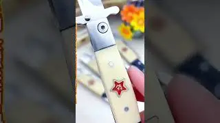 Russian Finka NKVD KGB Outdoor Folding EDC Knife - link in comment