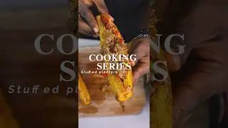 On today&rsquo;s cooking series, I made Stuffed Plantain  #shorts #foodshorts #food #cooking #recipe